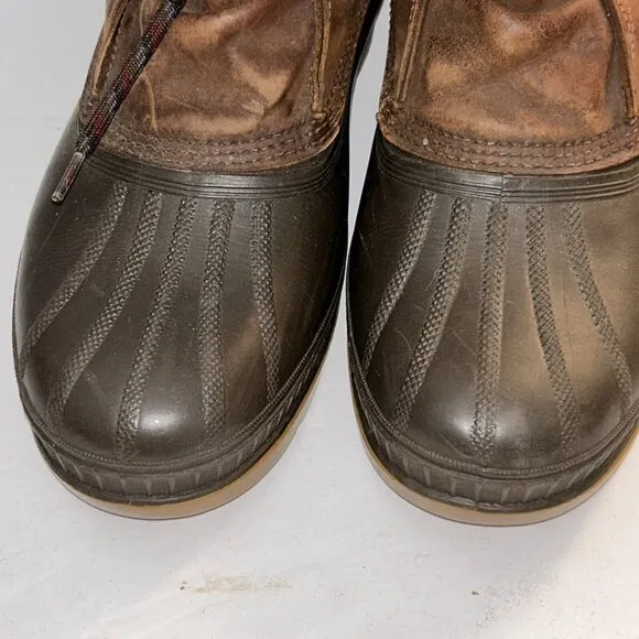 Sorel Badger Boots Insulated Snow Duck Waterproof Womens Size 11 Made In Canada