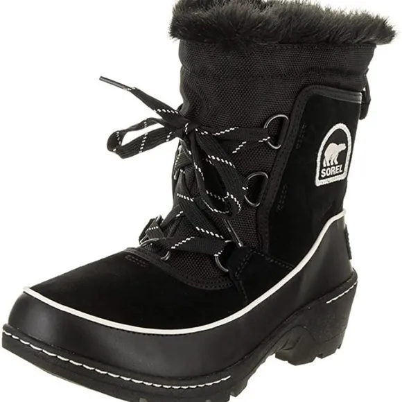Sorel Black Tivoli Winter Boots Size 9