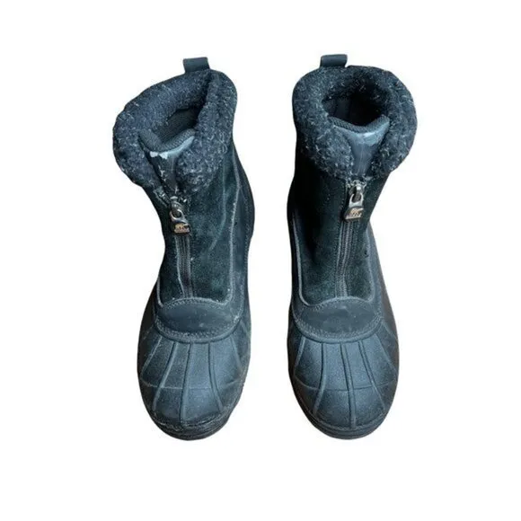 Sorel black winter boots thermolite certified size 9 Mens