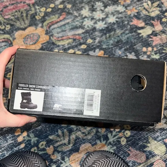 Sorel Black Winter commander Boots