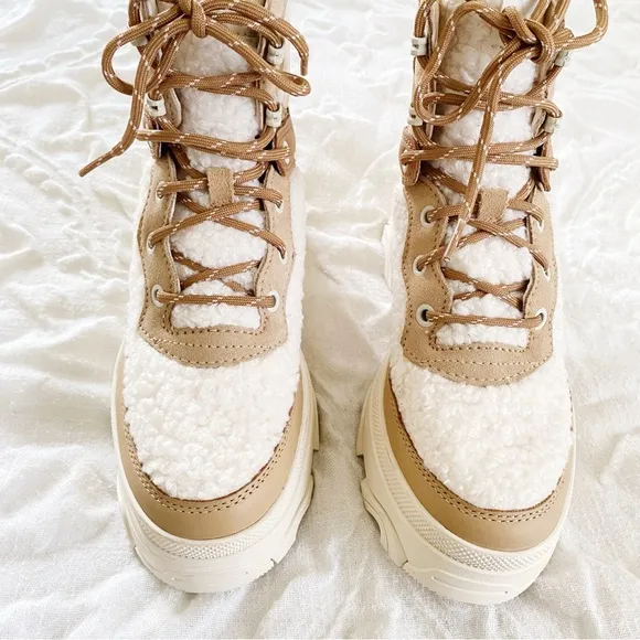 Sorel Brex Cozy Lace Up Womens Boots New