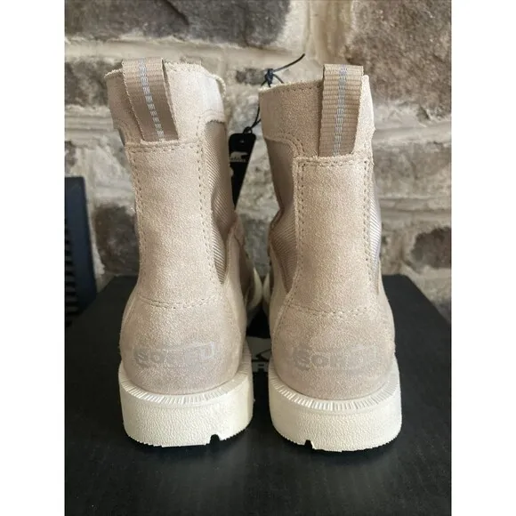 Sorel Caribou OTM WP Waterproof Suede Lace Up Boots Natural Tan Women Size 6