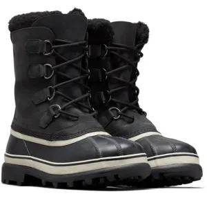 SOREL CARIBOU WP WINTER BOOTS BLACK MEN Size 8
