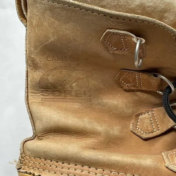 Sorel Caribou Leather Kaufman Rubber Snow Boot - Men’s 9