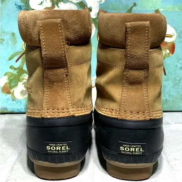 Sorel Cheyanne II Waterproof Duck Boots Leather Winter Snow Youth 5 Wns 6.5