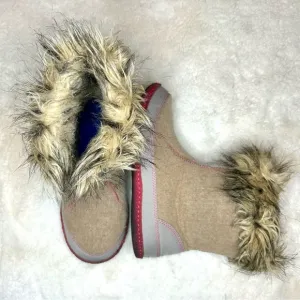 Sorel Cozy Joan Felt &amp; Faux Fur Boots Girls 7