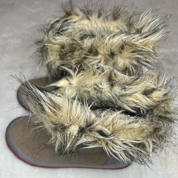 Sorel Cozy Joan Felt &amp; Faux Fur Boots Girls 7