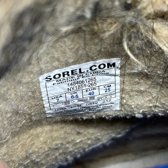 Sorel Cozy Joan Felt &amp; Faux Fur Boots Girls 7