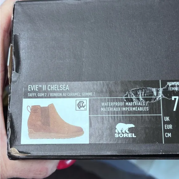 Sorel Evie™ II Chelsea Taffy/Gum 2 Size 7 B (M)
