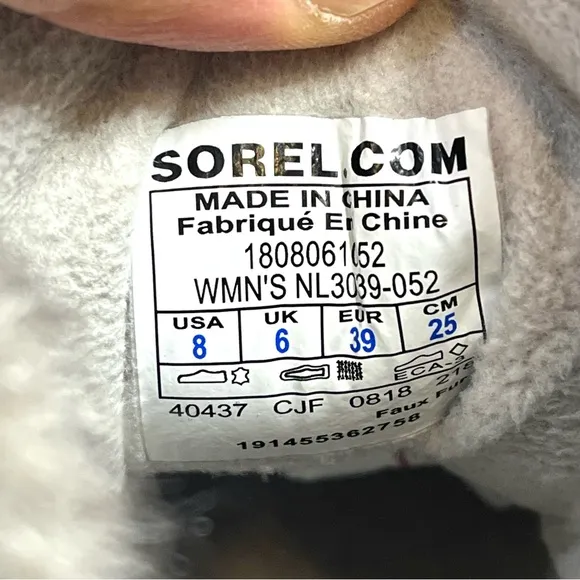 Sorel | Explorer 2 Grey Suede Boots NL3039-224 Size 8