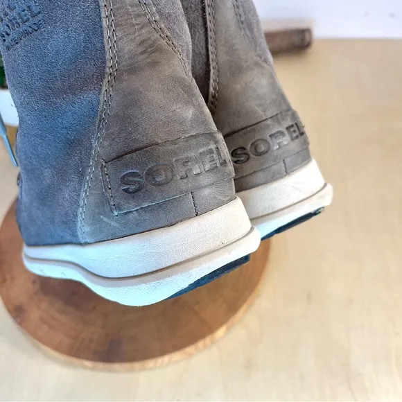 Sorel | Explorer 2 Grey Suede Boots NL3039-224 Size 8
