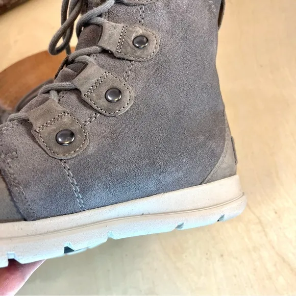 Sorel | Explorer 2 Grey Suede Boots NL3039-224 Size 8