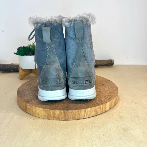 Sorel | Explorer 2 Grey Suede Boots NL3039-224 Size 8