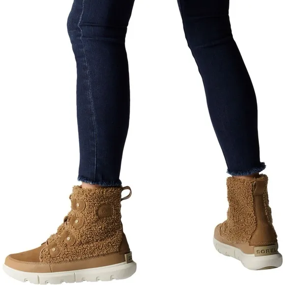 Sorel Explorer II Joan Cozy Boots in Delta Fawn