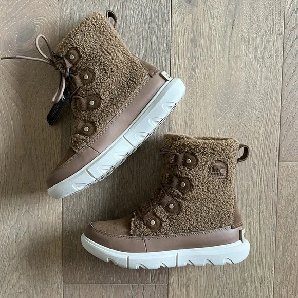 Sorel Explorer II Joan Cozy Boots in Delta Fawn