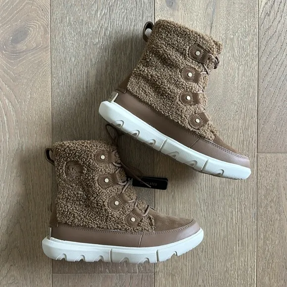 Sorel Explorer II Joan Cozy Boots in Delta Fawn