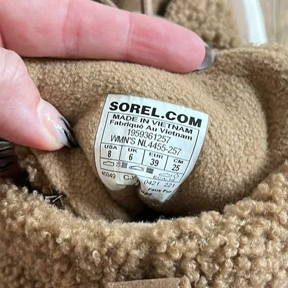 Sorel Explorer II Joan Cozy Boots in Delta Fawn