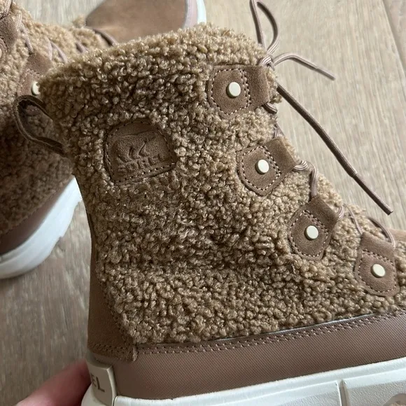 Sorel Explorer II Joan Cozy Boots in Delta Fawn