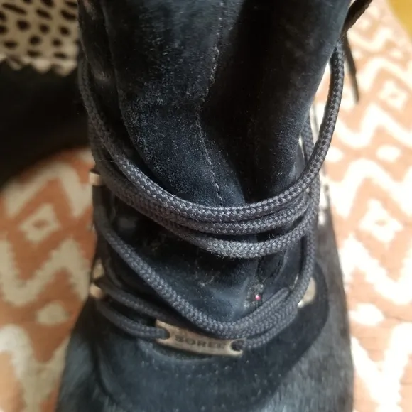 Sorel Faux Fur Animal Print Winter Boots Size 9m