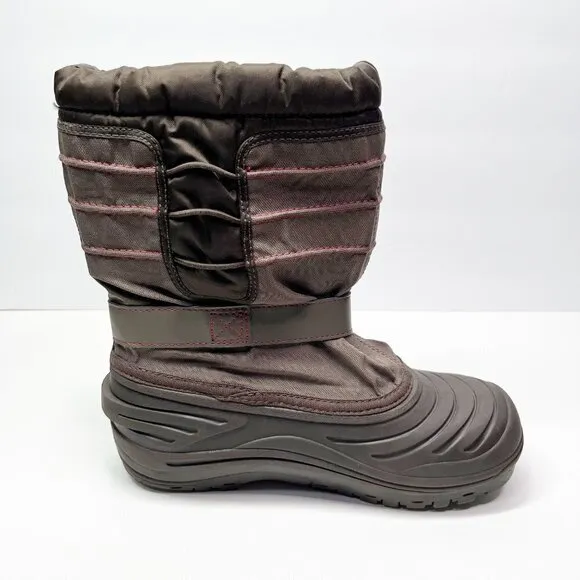 Sorel Flurry Brown Winter Snow Waterproof Insulated Boots Youth Size 4