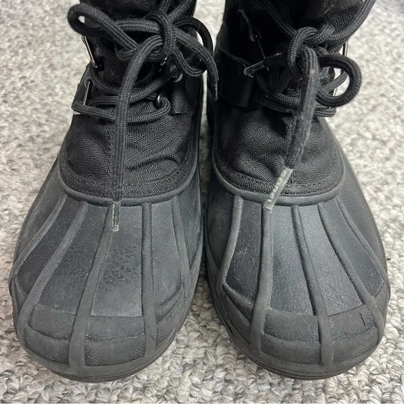 Sorel Glacier black insulated tall winter snow boots 7 250cm