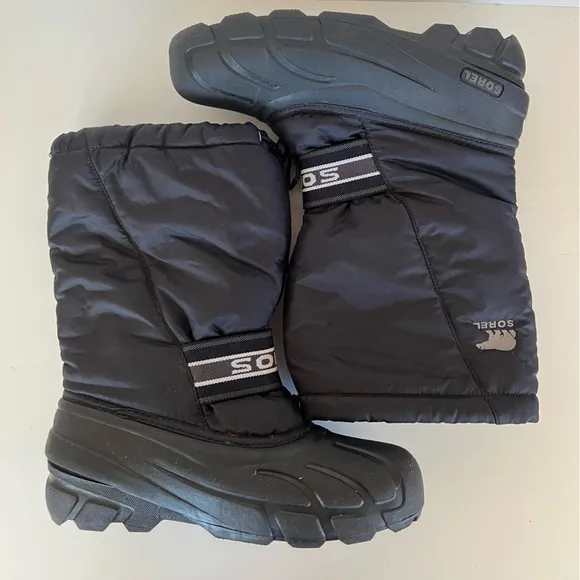 Sorel Glacier Men's Insulated Extreme Snow Boots Black