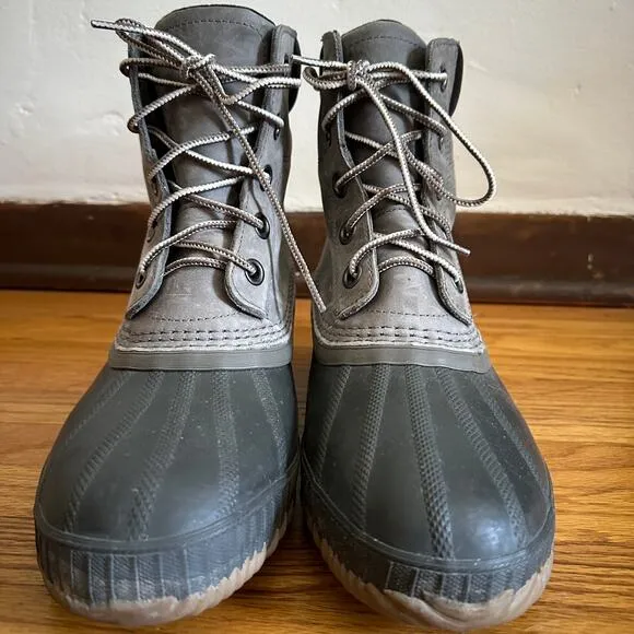 SOREL | Gray Cheyenne II Waterproof Insulated Snow Boots | Size 8