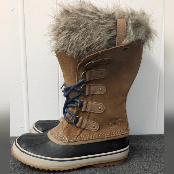 Sorel Joan of Arctic Faux Fur Insulated Winter Boots Size 7.5