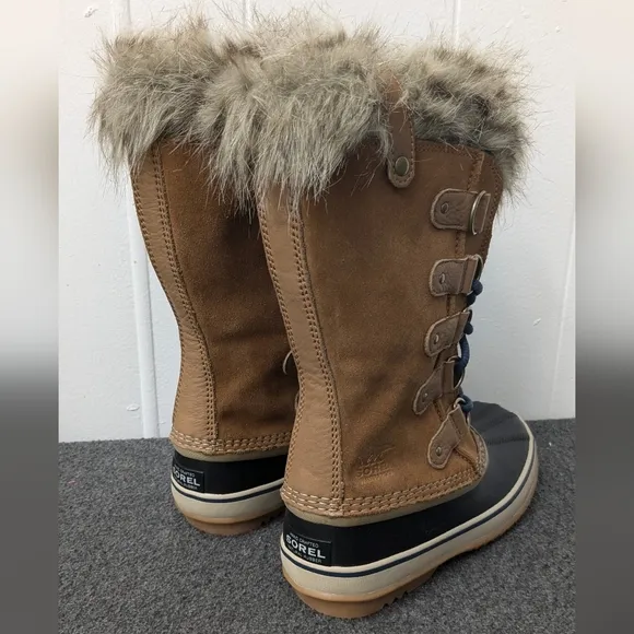 Sorel Joan of Arctic Faux Fur Insulated Winter Boots Size 7.5