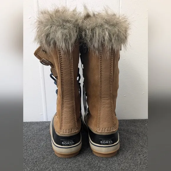 Sorel Joan of Arctic Faux Fur Insulated Winter Boots Size 7.5