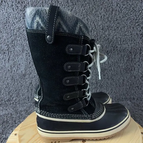 Sorel Joan of Arctic Knit II Rain Snow Waterproof Winter Boot Suede Womens 7.5