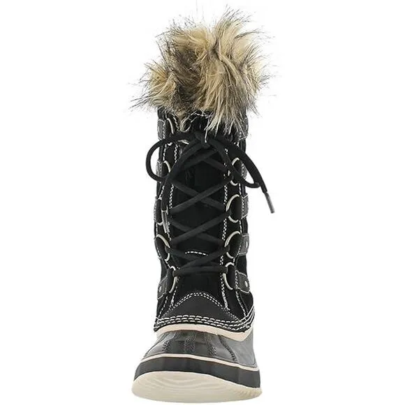 SOREL Joan of Arctic Lace Up Waterproof Insulated Winter Boots Black Size 6