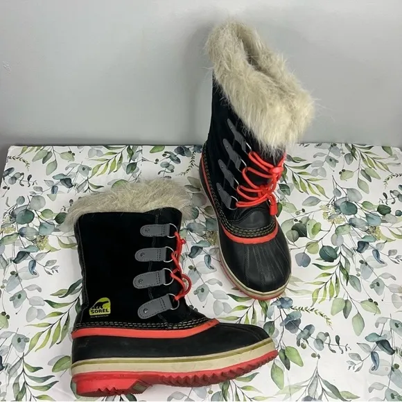Sorel Joan of Arctic Suede &amp; Faux-Fur Snow Boots 6