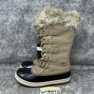 Sorel Joan of Arctic Waterproof Boots Womens Size 7.5 Brown Khaki Insulated