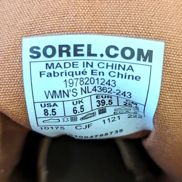 Sorel Joan of Arctic Wedge III Lexie - Waterproof Taffy/Gum...Size 8.5