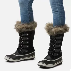 Sorel Joan of Artic Waterproof Boots w Faux Fur Winter Boots Size 9 EUC