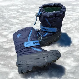 Sorel Kids Navy FlurryWaterproof Insulated Snow Boot Size 11