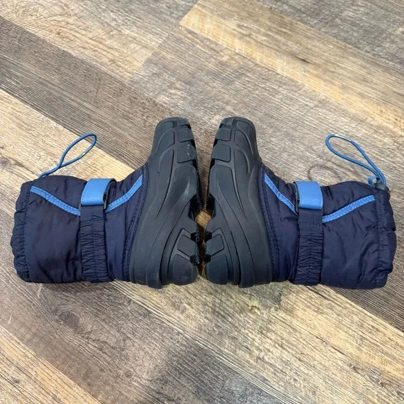 Sorel Kids Navy FlurryWaterproof Insulated Snow Boot Size 11