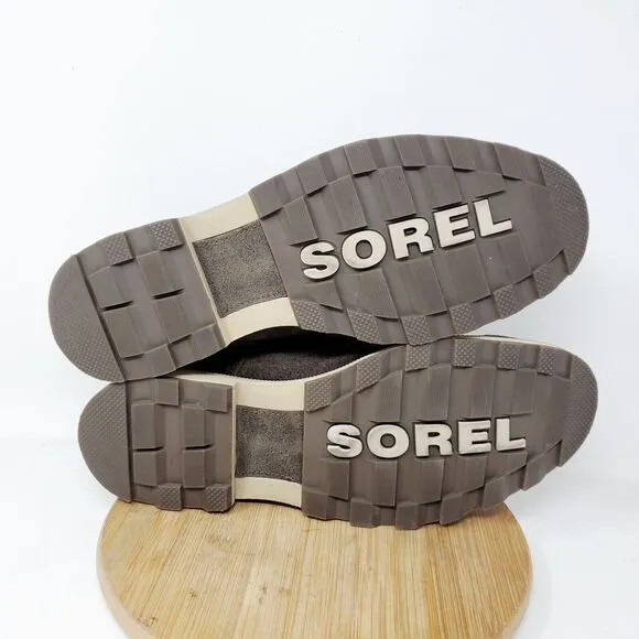 Sorel Madson II Boots Mens 11 Brown Suede Waterproof Lace Up Chukka Ankle Shoes