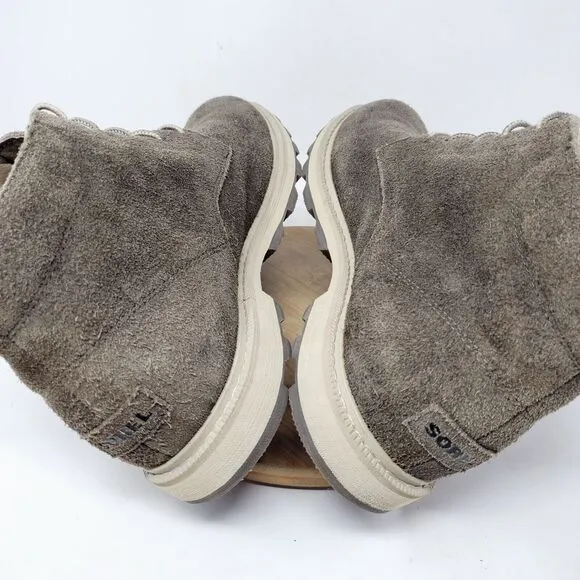 Sorel Madson II Boots Mens 11 Brown Suede Waterproof Lace Up Chukka Ankle Shoes