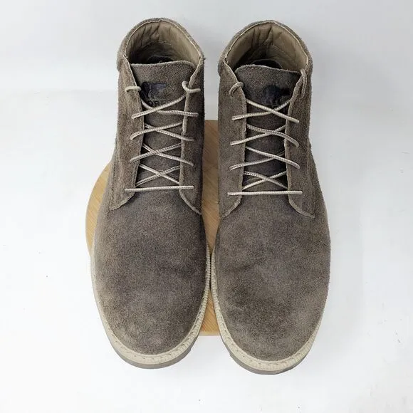 Sorel Madson II Boots Mens 11 Brown Suede Waterproof Lace Up Chukka Ankle Shoes