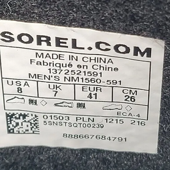 Sorel Men's 1964 Premium Waterproof Boots NM1560-591 US Size 8