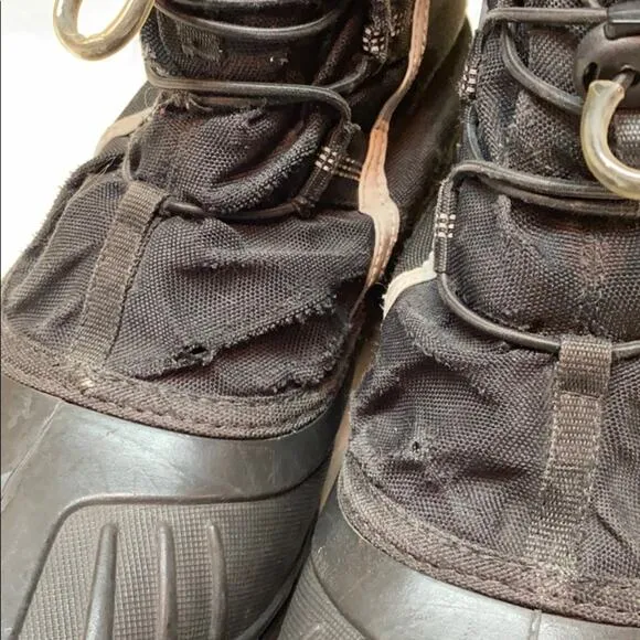 Sorel Men's Black Alpha Pac XT Winter Boots Size 8