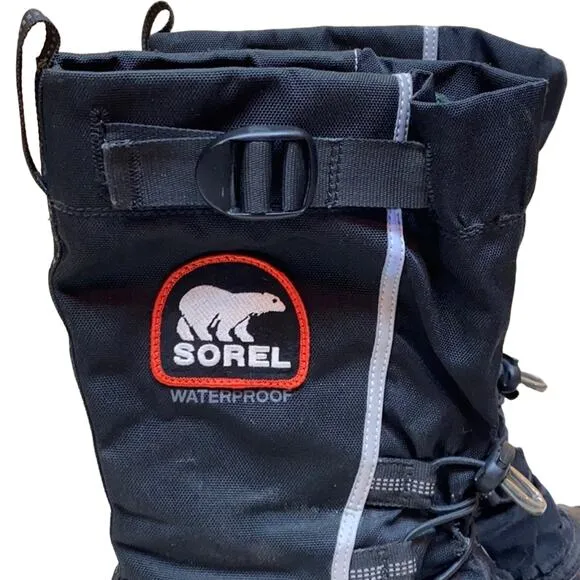 Sorel Men's Black Alpha Pac XT Winter Boots Size 8