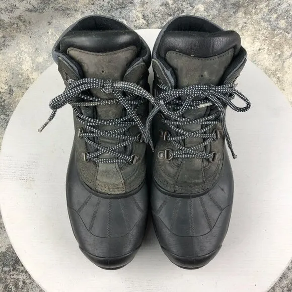 Sorel Men's Size 9M Black Lace-Up Closed Toe Waterproof Outdoor Hiking Booots