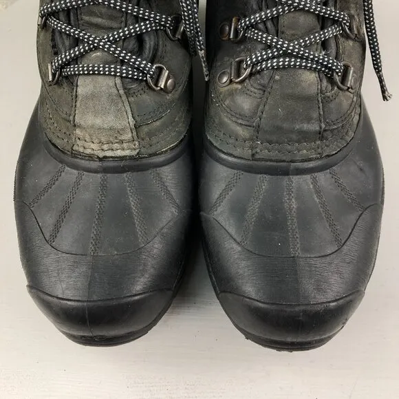 Sorel Men's Size 9M Black Lace-Up Closed Toe Waterproof Outdoor Hiking Booots