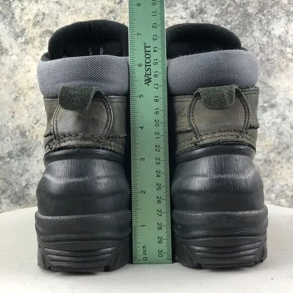 Sorel Men's Size 9M Black Lace-Up Closed Toe Waterproof Outdoor Hiking Booots