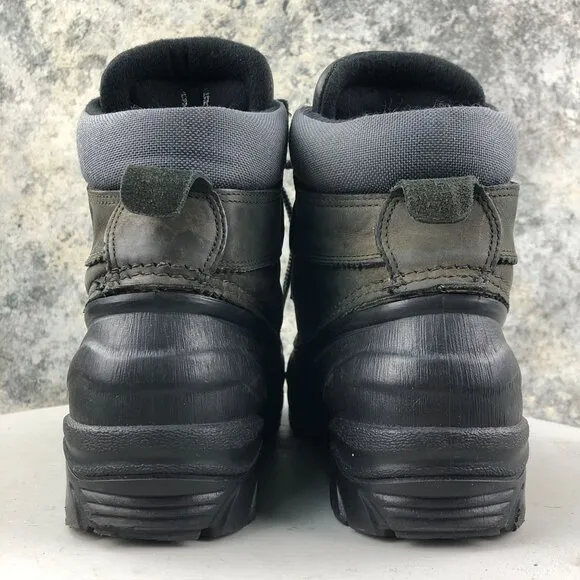 Sorel Men's Size 9M Black Lace-Up Closed Toe Waterproof Outdoor Hiking Booots