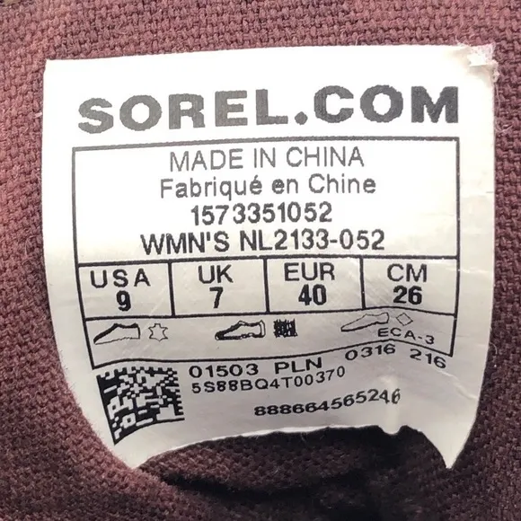 Sorel Out N About Gray Leather Ankle Rain Boots 9