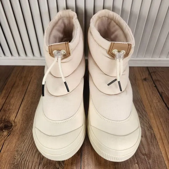 Sorel Out N About IV Puffy Womens Sz 10 Cream Winter Fashion Ankle Booties Boots